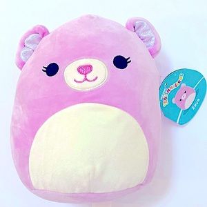 NWT Squishmallows 7” Kara the Pink Bear.